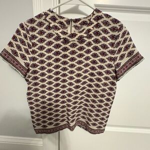 Madewell Multicolor Patterned Silk Blouse